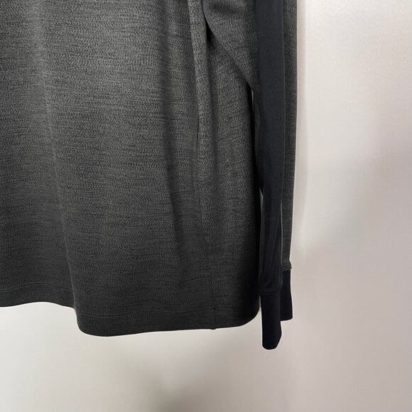 Nike Mens Large L Gray Black Golf 1/2 Zip Pullover Sweater Dri Fit Colorblock - Picture 6 of 9